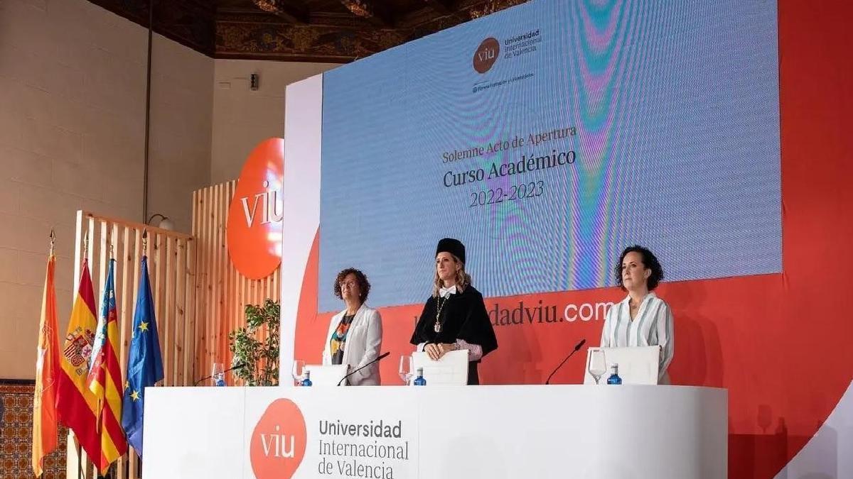 Acto de apertura del Curso Académico2022-2023 de la Universidad Internacional de Valencia