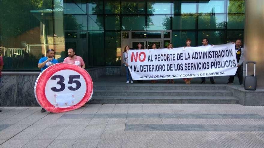 presión ante la consejería.