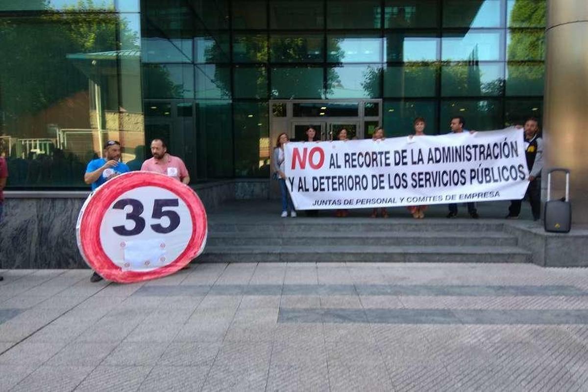 presión ante la consejería.