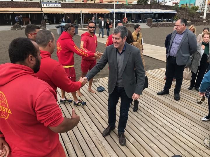 Visita de Fernando Clavijo a Telde