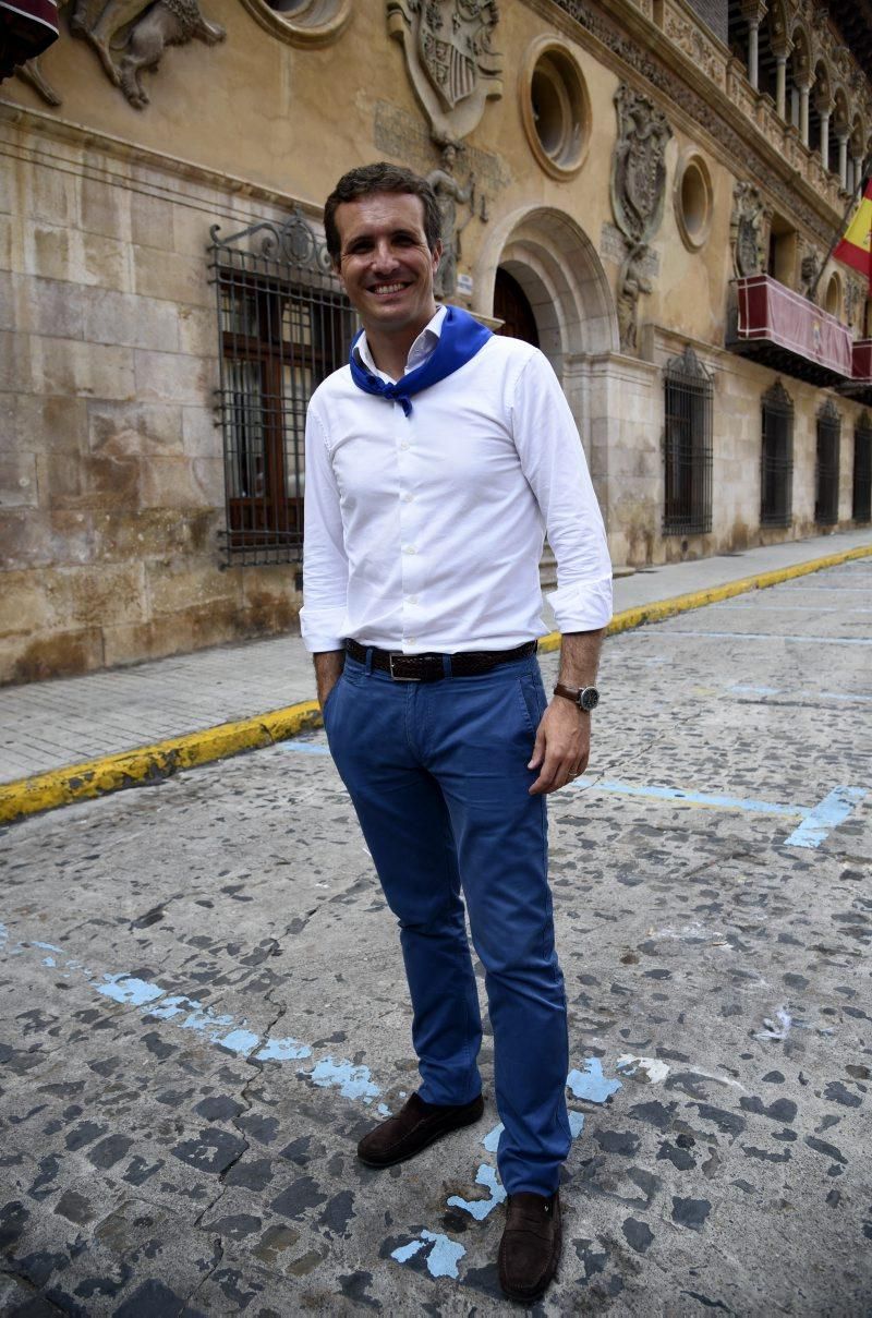 Visita de Pablo Casado a Tarazona