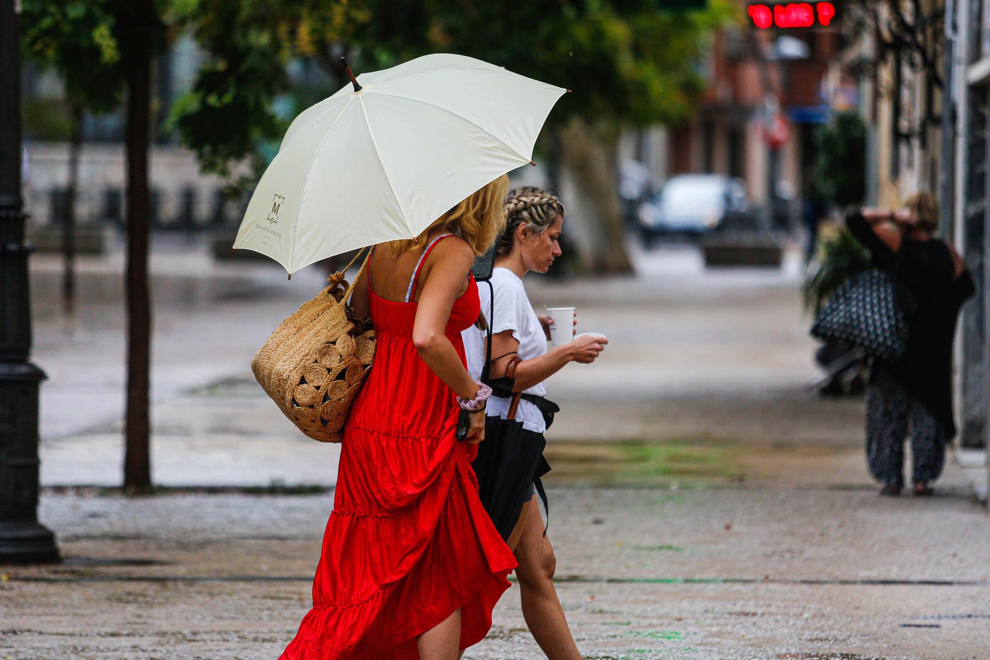 Fuertes tormentas en Ibiza y Formentera