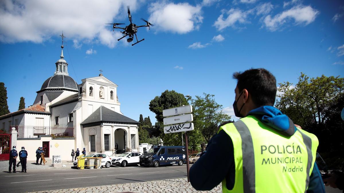 Dispositivo de seguridad de cara a las fiestas de San Isidro en Madrid