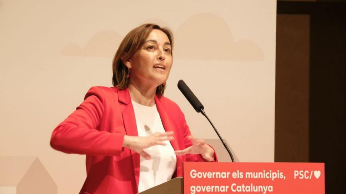 Silvia Paneque, ahir a Terrassa.  | PSC