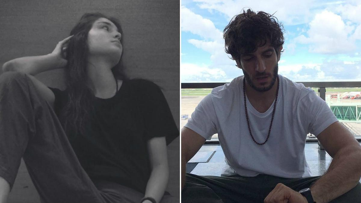 La modelo Paula Willems y el actor Quim Gutiérrez, en fotos que han colgado en sus respectivas cuentas de Instagram