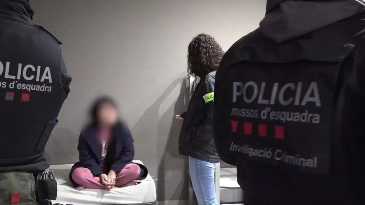 Una de les víctimes d'explotació alliberades pels Mossos d'Esquadra