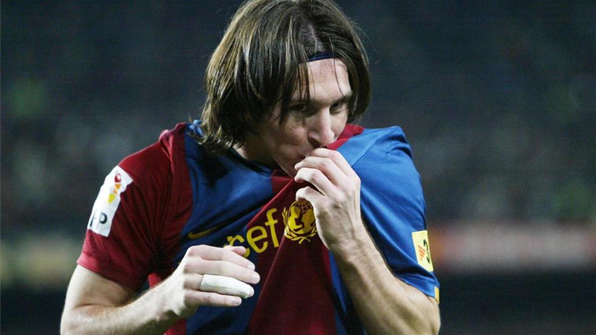 Ese día Messi vivió su primera gran noche de gloria en el Camp Nou