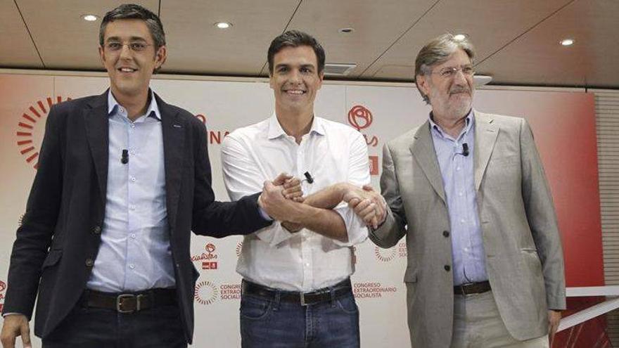 Todo preparado en el PSOE para el debate entre Sánchez, Madina y Tapias