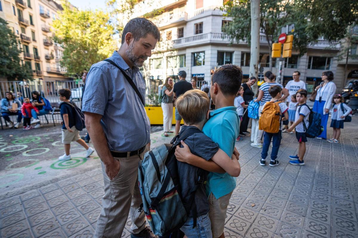 Vuelta al cole en la Escola Pia Sant Miquel de Barcelona