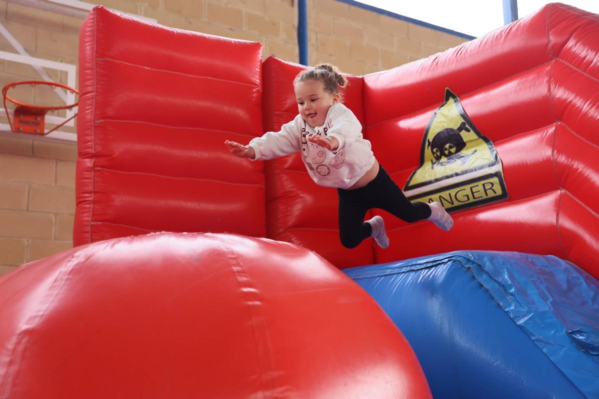 Parque de Europa de Las Vegas. Hinchables de Pequelandia