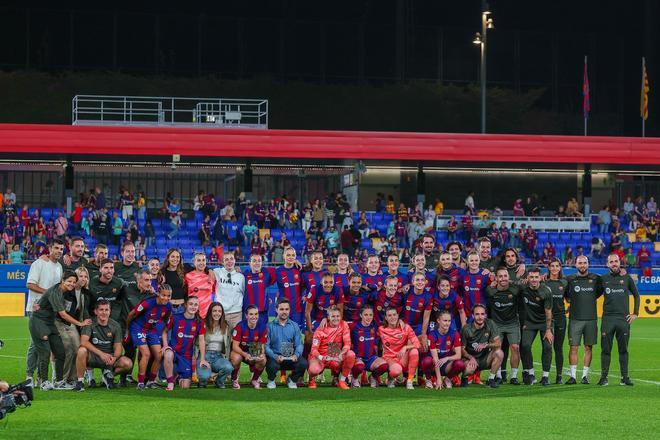 Liga F: FC Barcelona - Betis, el partido de despedida de Sandra Paños, Mariona Caldentey y Jonatan Giráldez, en imágenes