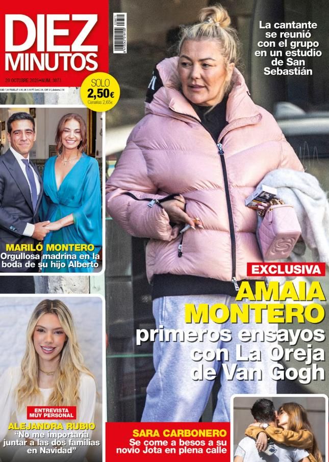 Portada revista Diez Minutos Amaia Montero