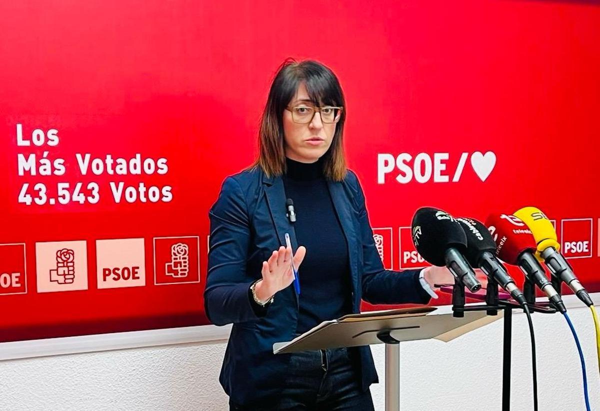 Patricia Macià, concejala del PSOE, este jueves