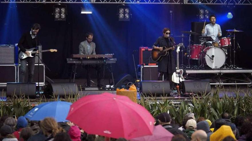 Una de las actuaciones del Festival de la Luz.