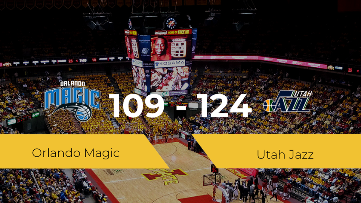 Utah Jazz gana a Orlando Magic por 109-124