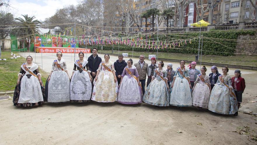L&#039;Albereda de Xàtiva se llena con motivo de la mascletà del sábado 22 de marzo
