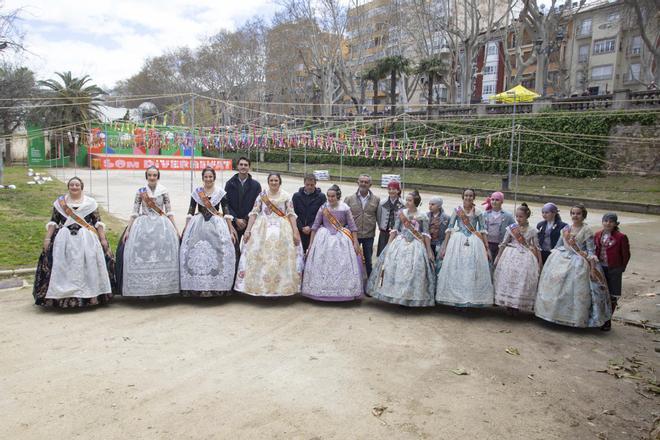 L'Albereda de Xàtiva se llena con motivo de la mascletà del sábado 22 de marzo