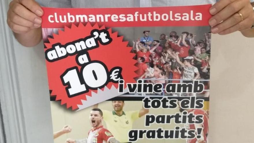 El Manresa FS engega una campanya d´abonats a 10 euros tota la temporada