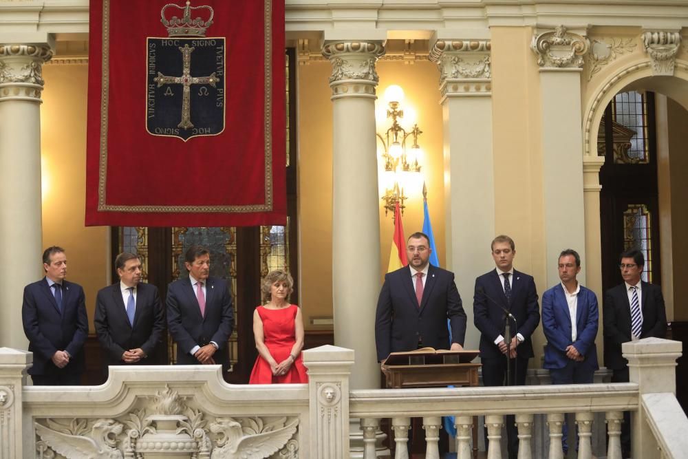 Toma de posesión de Adrián Barbón como presidente del Principado