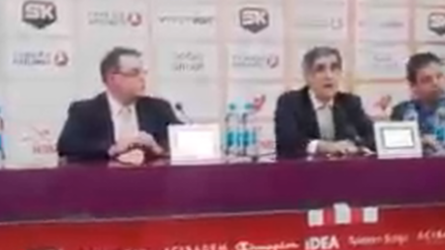 Jordi Bertomeu durante la rueda de prensa ofrecida hoy.