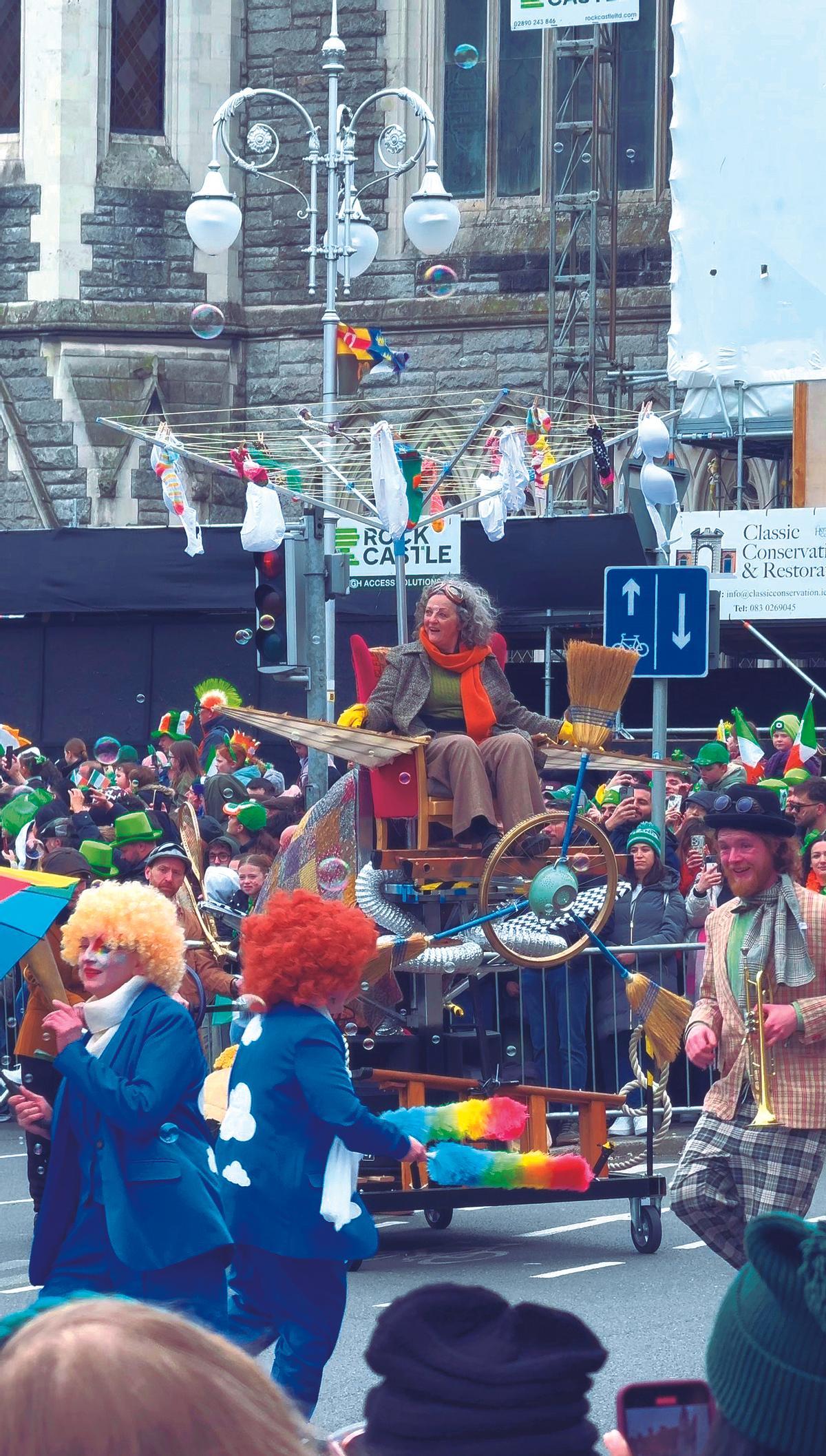 Desfile de San Patricio en Dublín.