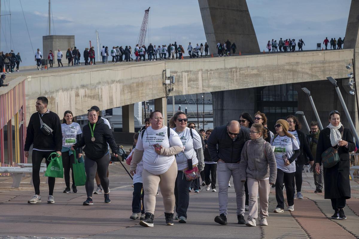 Barcelona corre contra el cáncer en el Fòrum