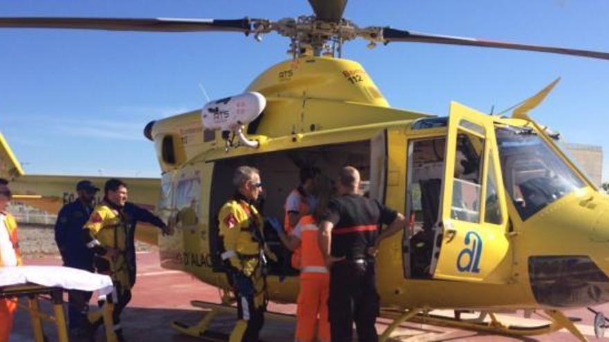 Un parapentista resulta herido de gravedad al sufrir una caída desde  40 metros de altura