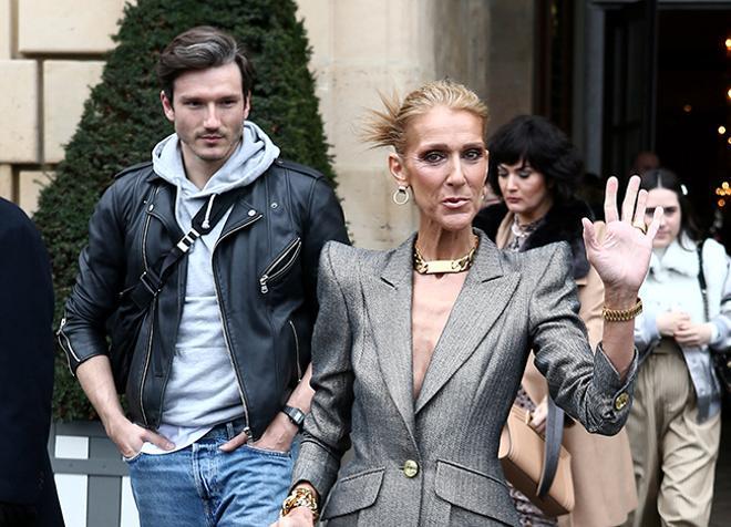 Celine Dion y Pepe Muñoz en la semana de la moda de París