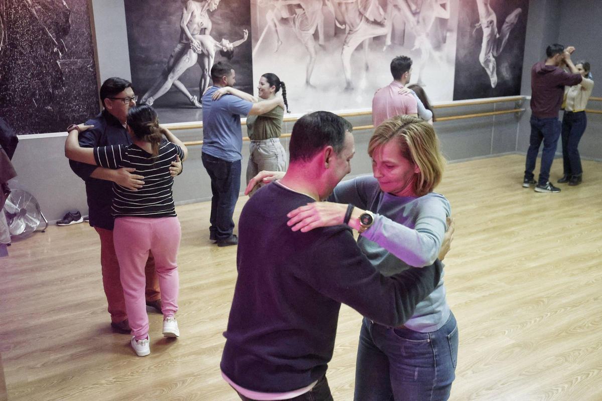 Otra de las clases de la academia Victory's