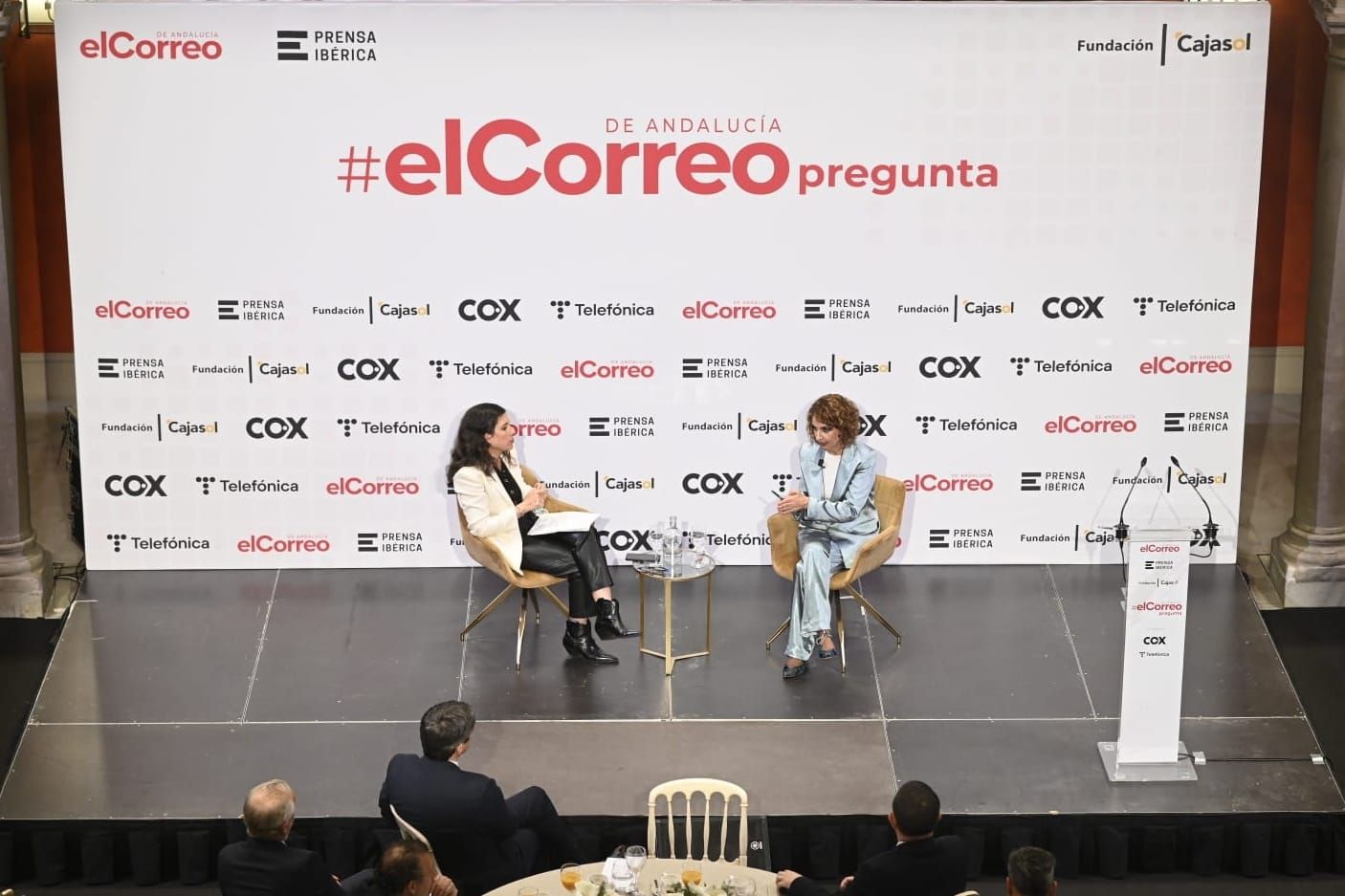 FOTOGALERÍA | #ElCorreopregunta, con María Jesús Montero
