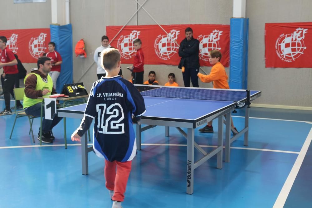 Final de tenis de mesa de Deporte en Edad Escolar