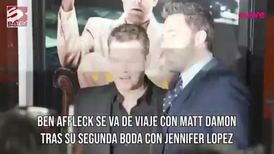 Ben Affleck y Matt Damon se van de viaje tras la boda