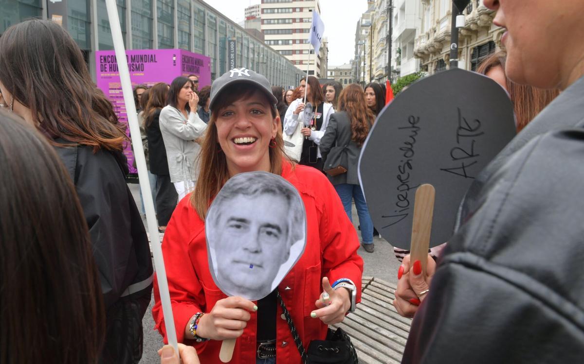 Nueva jornada de protesta en el sector textil de A Coruña