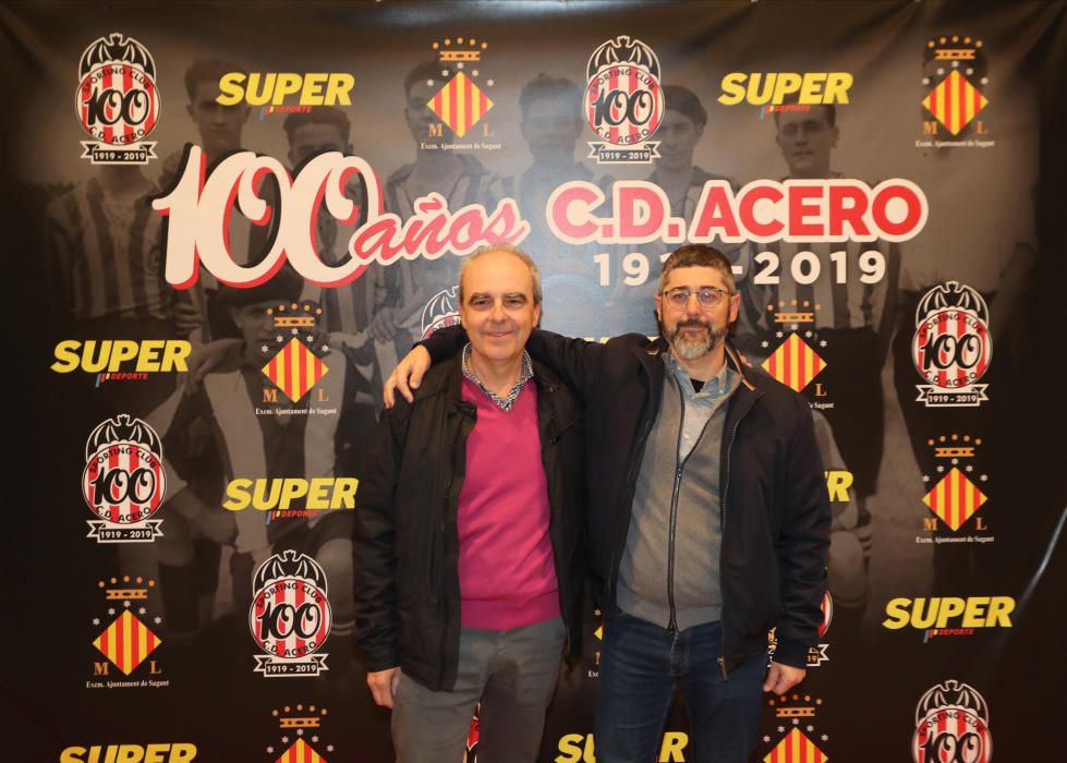 Superdeporte, en el acto del centenario del Acero