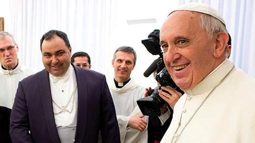 El Papa Francisco, en un acto en el Vaticano este martes.