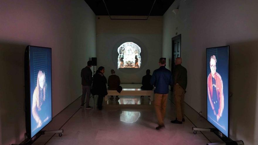 Imagen de la instalación presentada ayer. | ÁLEX ZEA