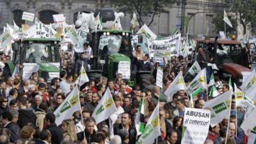 Más de 8.000 cordobeses acuden a la manifestación agraria de Madrid