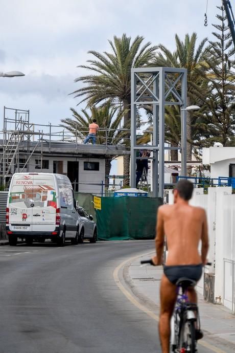 OBRAS ILEGALES CERCA DE LA CHARCA DE MASPALOMAS