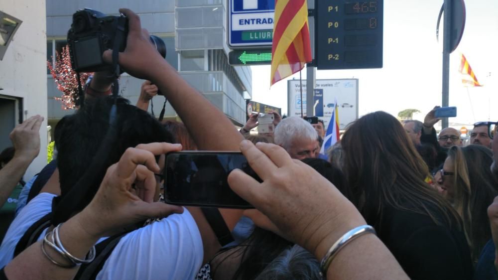 Arribada de Jami Matamala a Girona