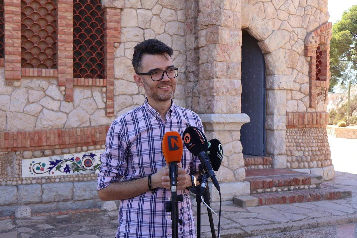 El alcalde este viernes en el Santuario