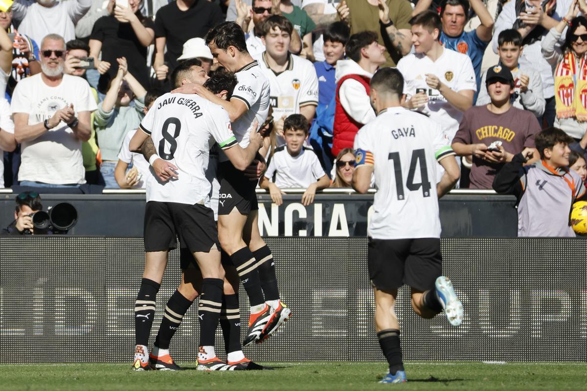 El Valencia ha ganado 5 de sus últimos 6 partidos en LaLiga EA Sports