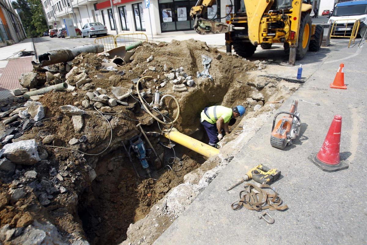 Una avería anterior en la zona.