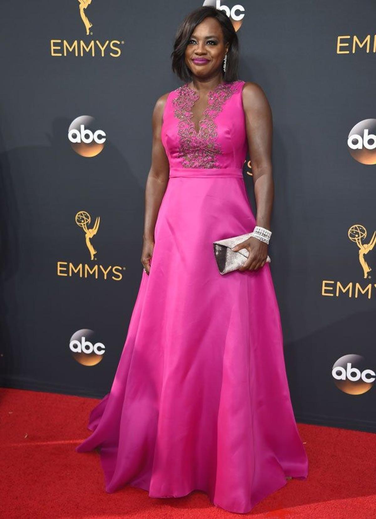 Viola Davis, de Marchesa en la gala de los Emmy 2016