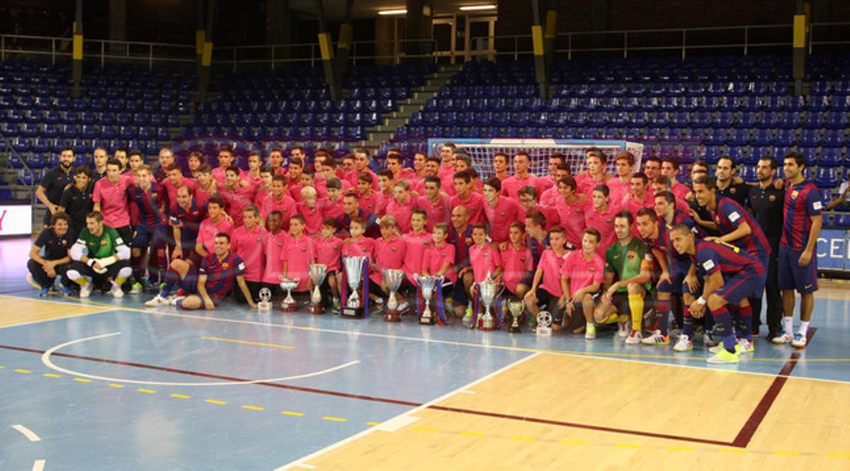 Las mejores imágenes del Barça-Burela Las mejores imágenes del Barça-Burela