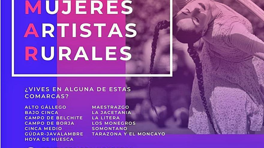Cartel de la iniciativa ‘MAR, Mujeres Artistas Rurales’. | SERVICIO ESPECIAL