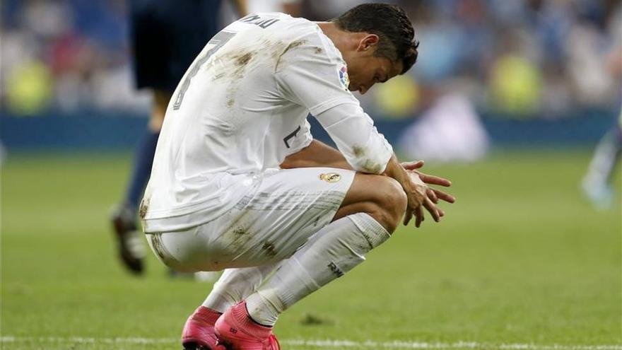 El 'apagón' de Cristiano deja sin la luz del gol al Real Madrid