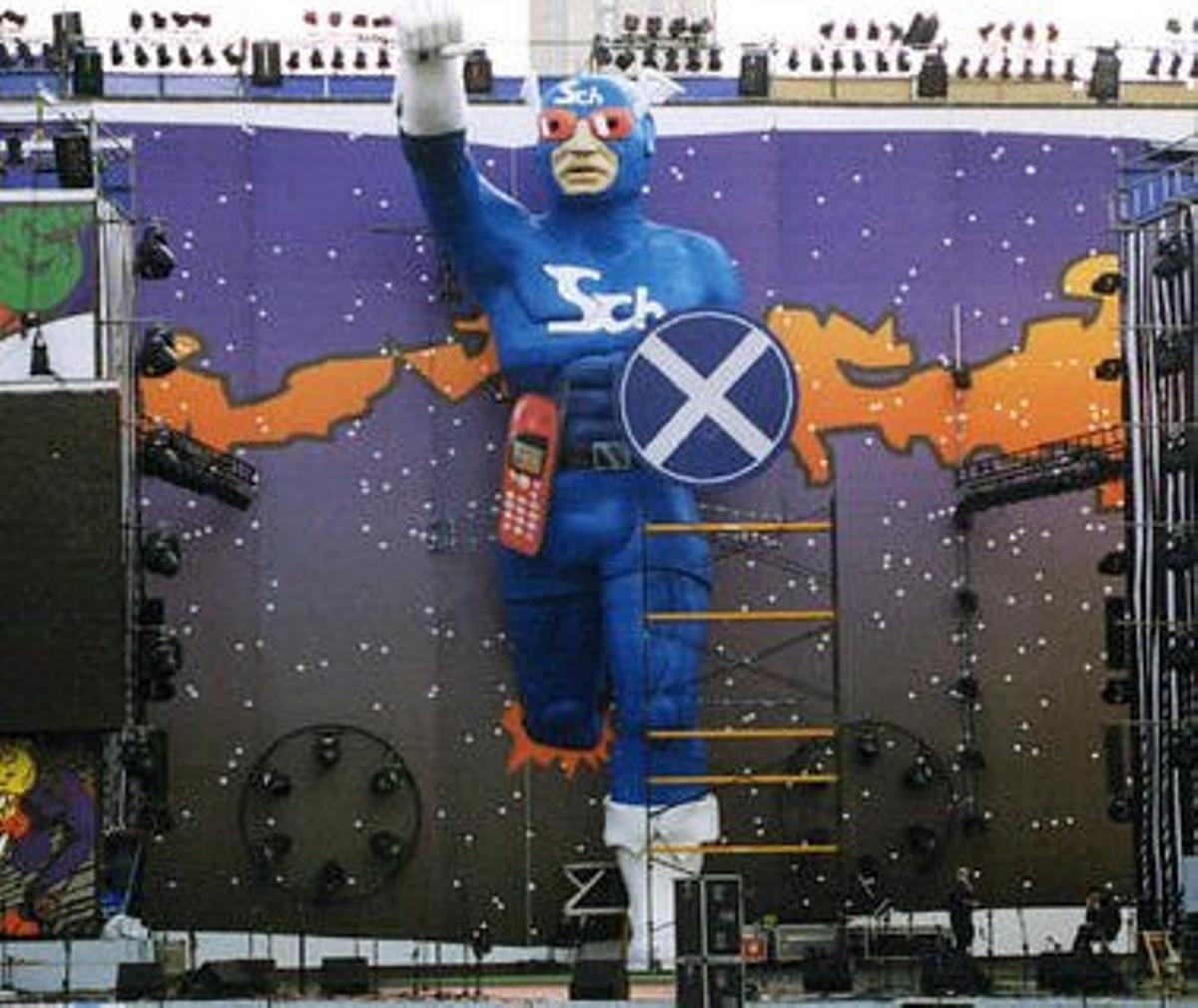 Escenario del Carnaval de Santa Cruz de Tenerife en 1999.