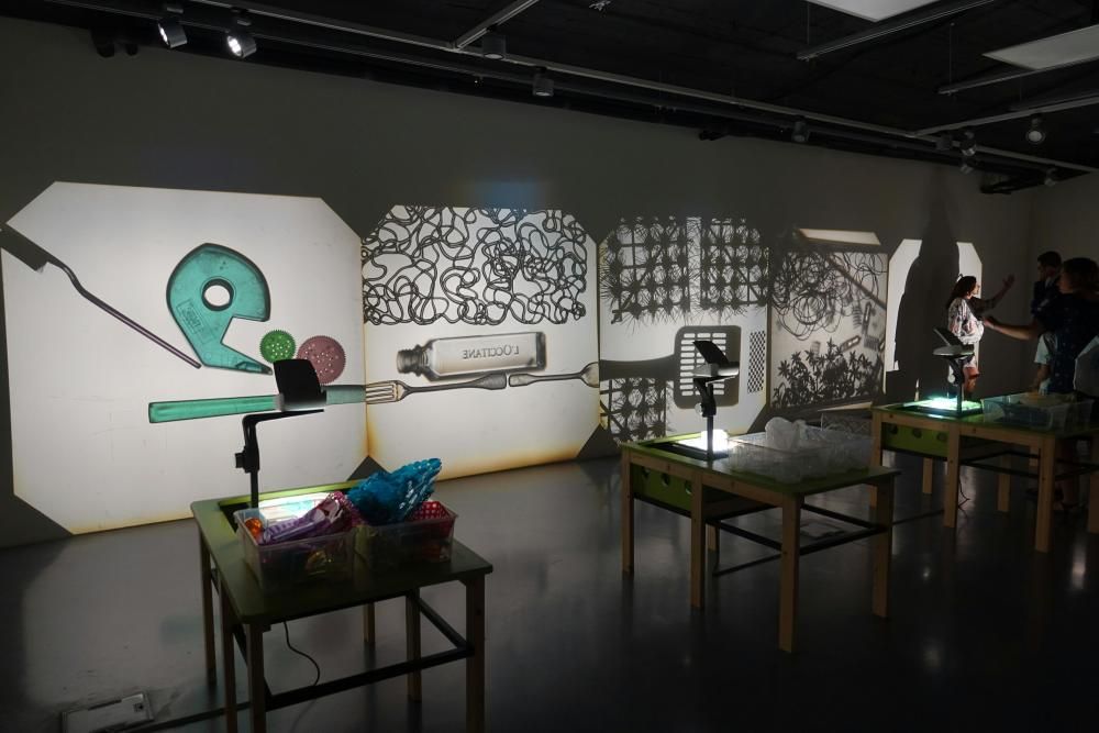 Presentación del espacio "¡Materiales proyectados!" en el Centre Pompidou de Málaga.