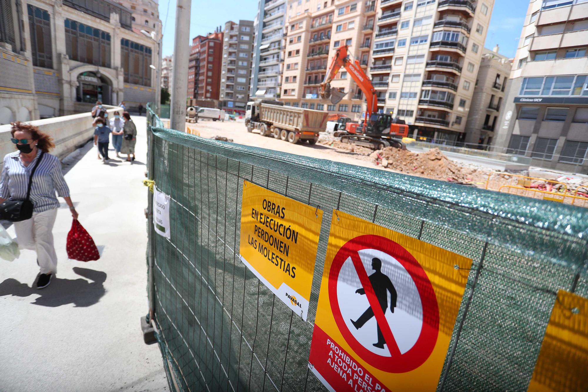 Así avanzan las Obras de la Plaza de Brujas