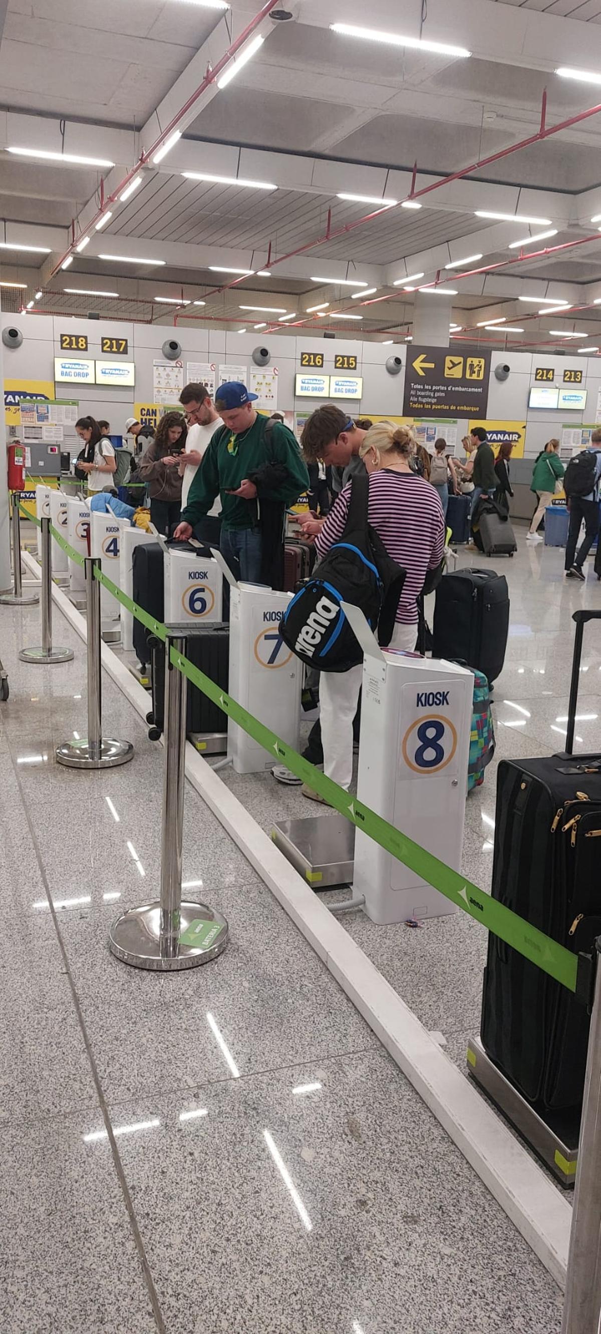 Mal wieder einiges anders bei Ryanair auf Mallorca.